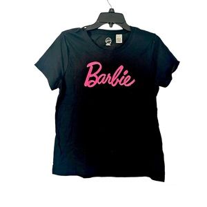 Barbie Black and Pink Womens Shirt Size Medium New